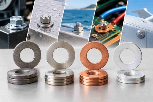 Carbon Steel vs Stainless Steel Flat Washers: What Is the Difference?